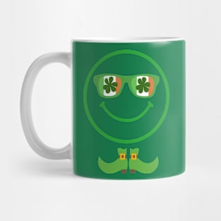 st patrick day irish emoji face Mug